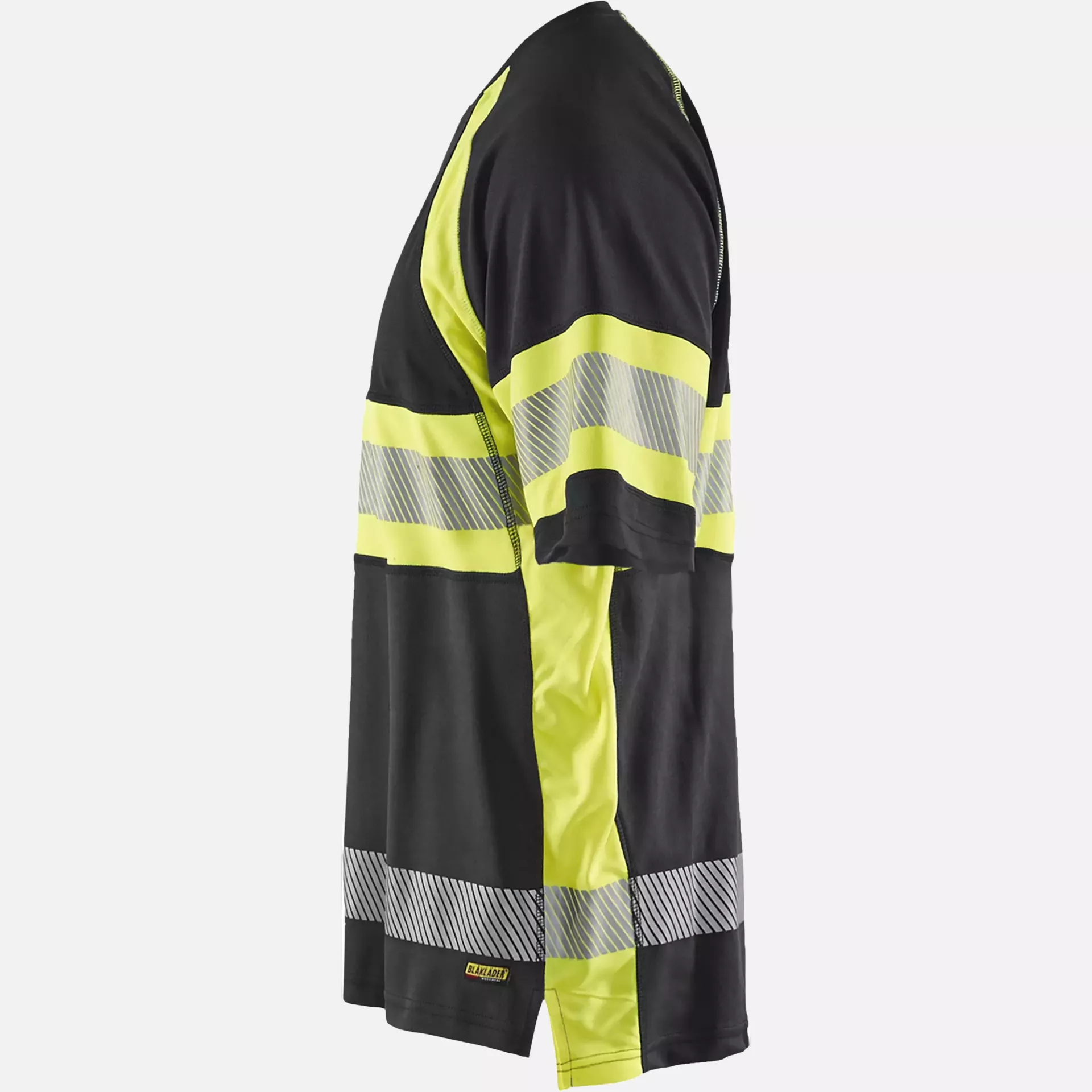 Blaklader 333710519933, High Vis UV Schutz T-Shirt, Schwarz/Gelb, image 3
