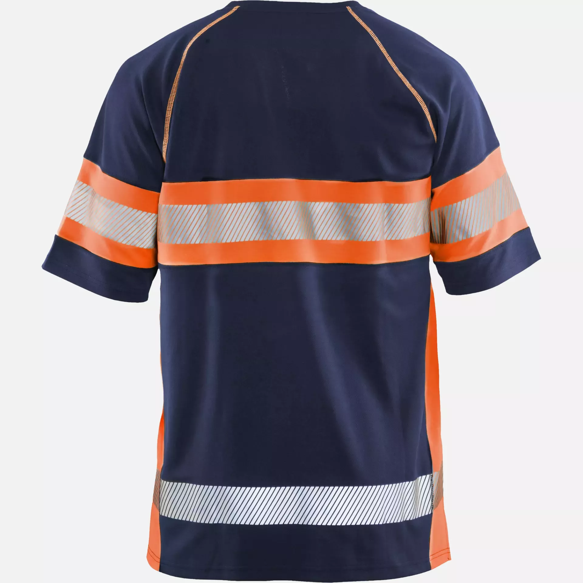 Blaklader 333710518953, High Vis UV Protection T-Shirt, Navy/Orange, image 4