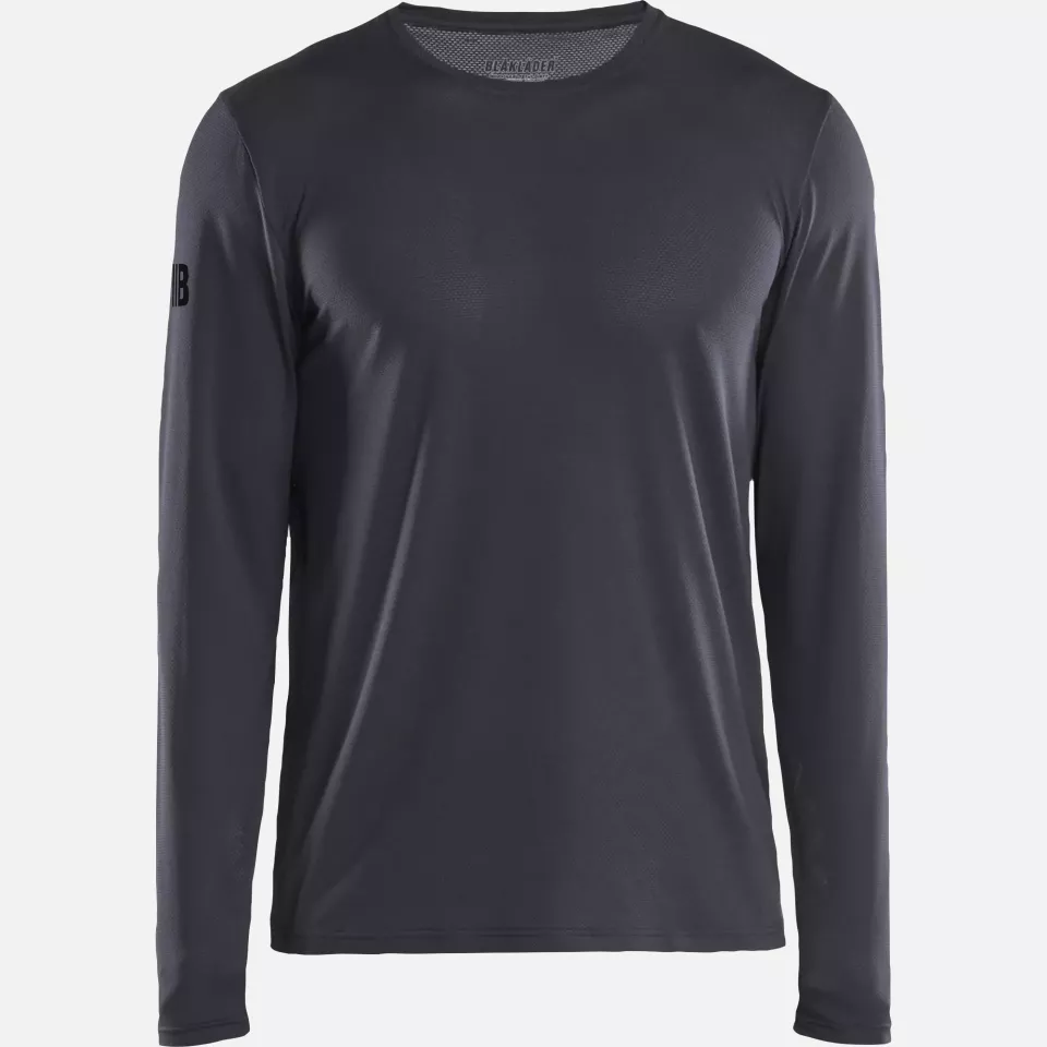 Blaklader 342311269600, Funktions UV Schutz Langarmshirt, Mittelgrau, image 1, gallery thumbnail