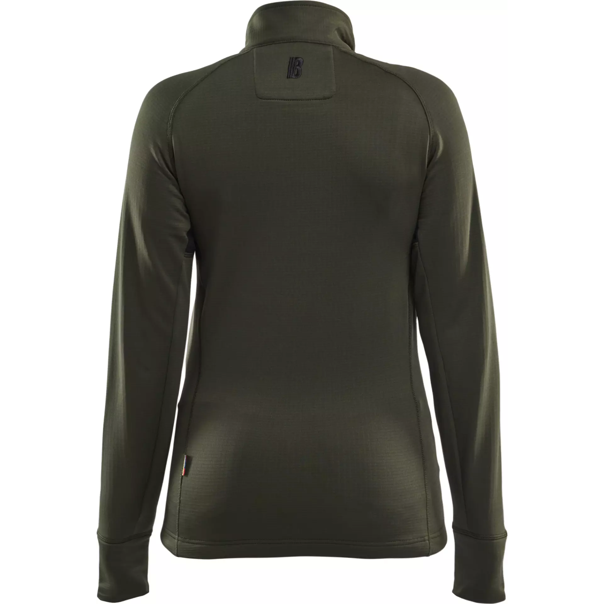 Blåkläder 474525394240, STRIKER Women's Fleece Jacket, Forest Green/Rust, image 4