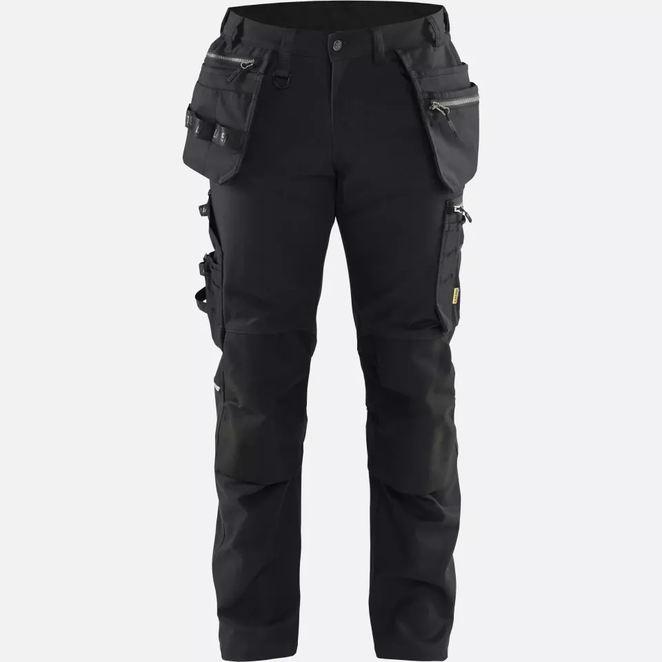 Blaklader 179013709999, Stretch Craftsman Work Trousers, Black/Black, image 1, gallery thumbnail