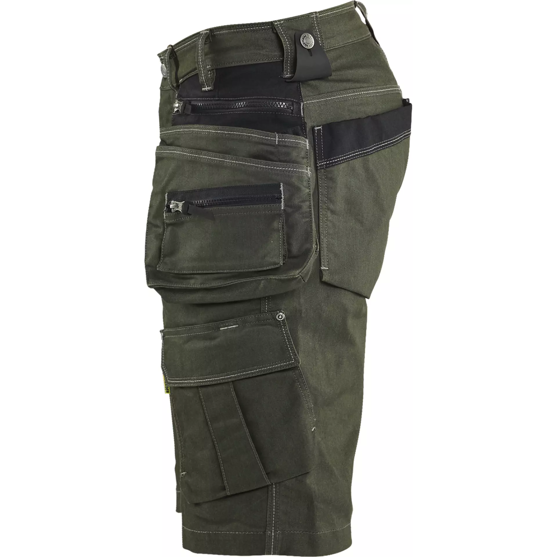 Blaklader 199211414298, X1900 Stretch Craftsman Shorts, Forest Green/Black, image 3