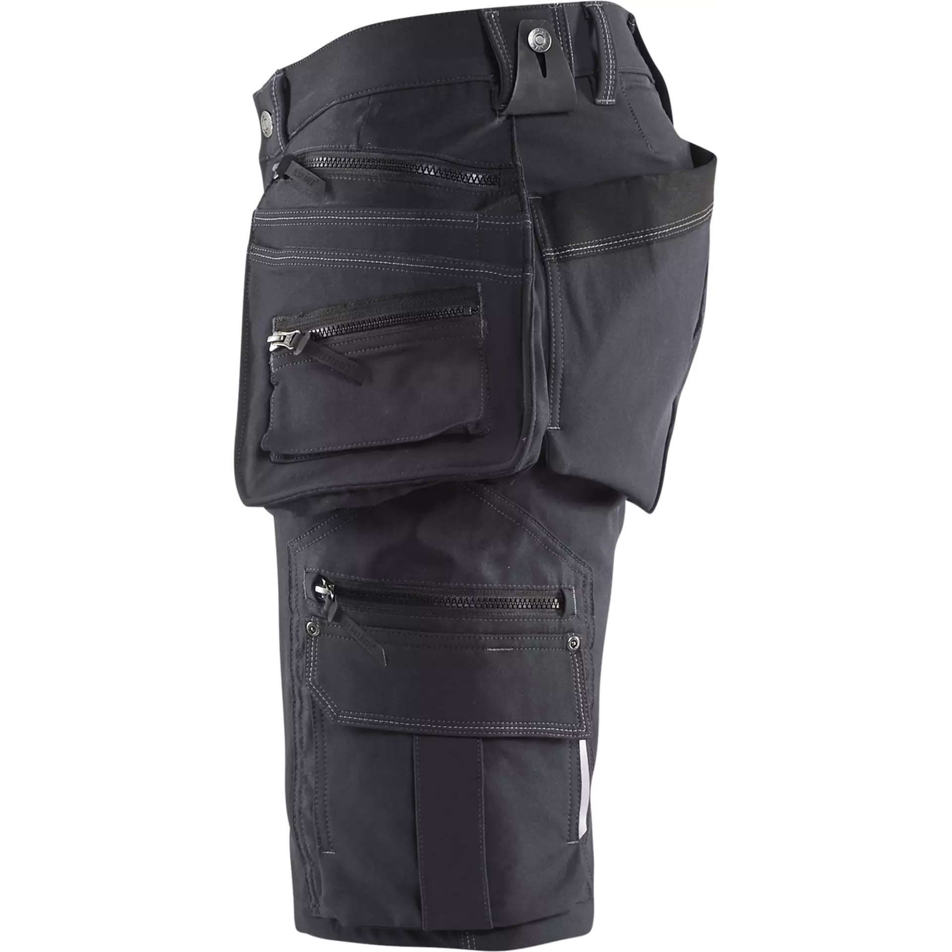 Blaklader 198816449899, X1900 4-Way Stretch Craftsman Shorts, Dark Grey/Black, image 3