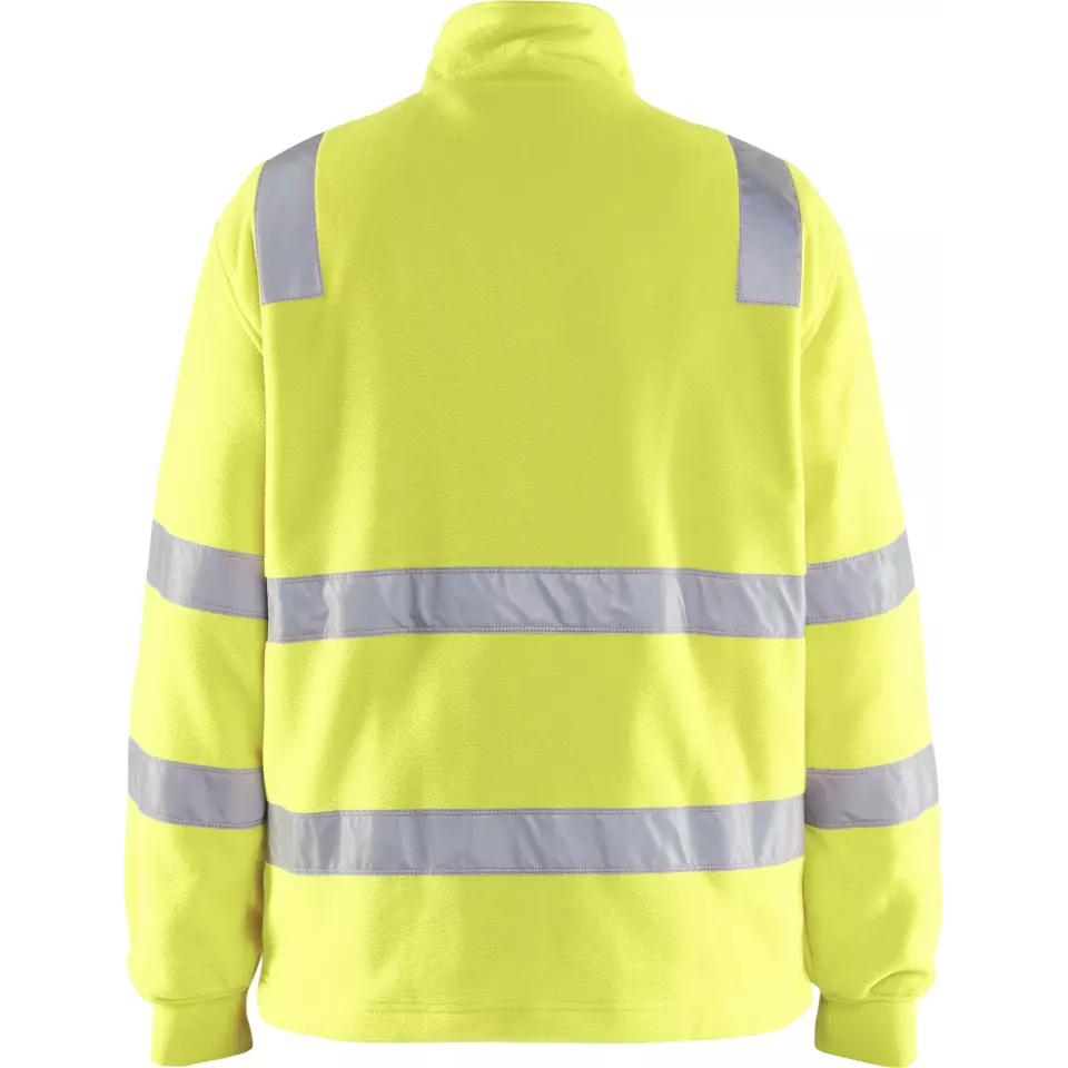 Blåkläder 485325603300, High Vis Fleece Jacket, Yellow, image 4, gallery thumbnail