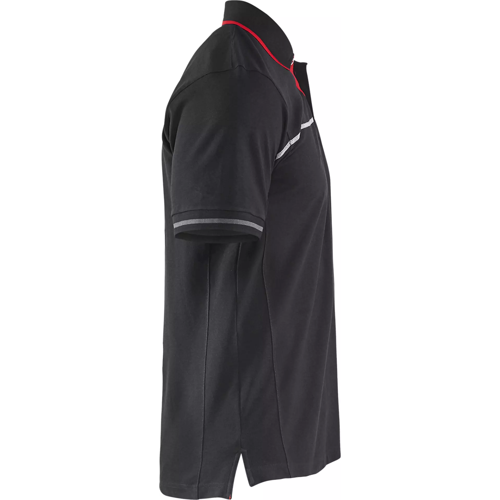 Blåkläder 338910509956, Polo Shirt, Black/Red, image 2