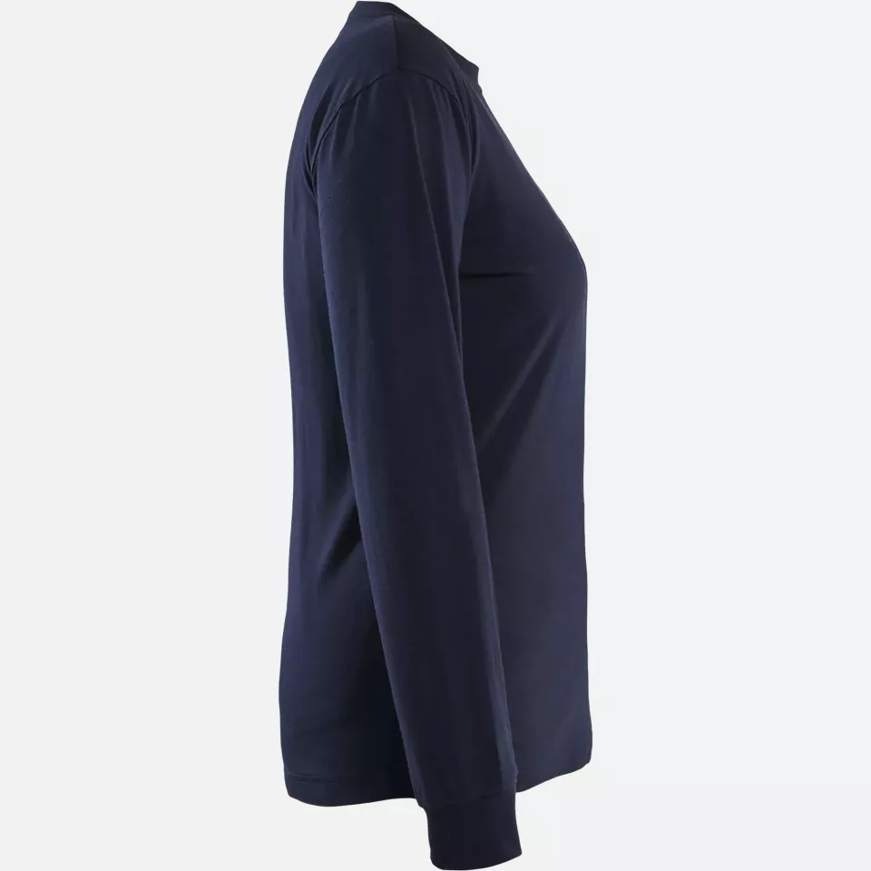Blaklader 346717378900, Women's Flame Resistant Long Sleeve Shirt, Navy, image 2, gallery thumbnail