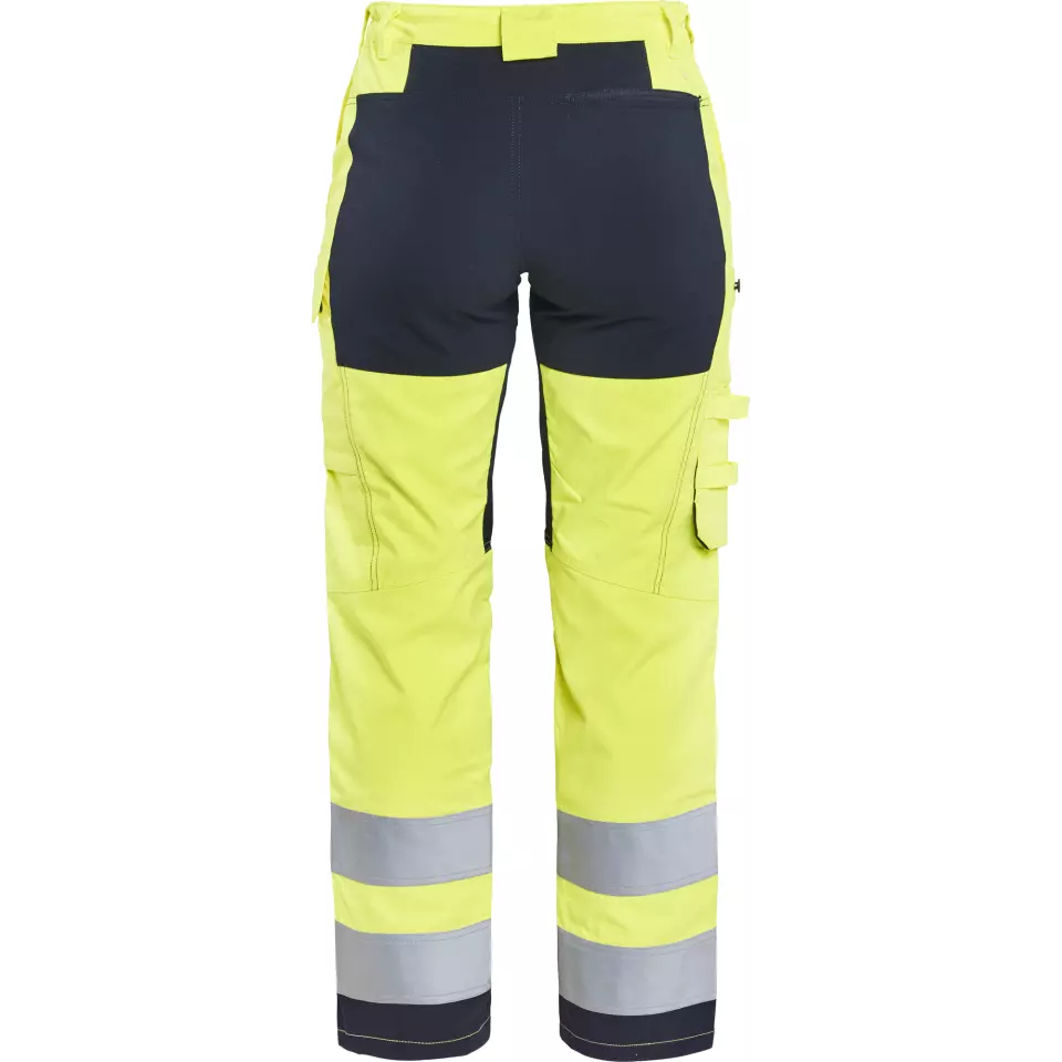 Blaklader 719115123389, Ladies Multi-Norm Stretch Work Trousers, Yellow/Navy, image 4, gallery thumbnail