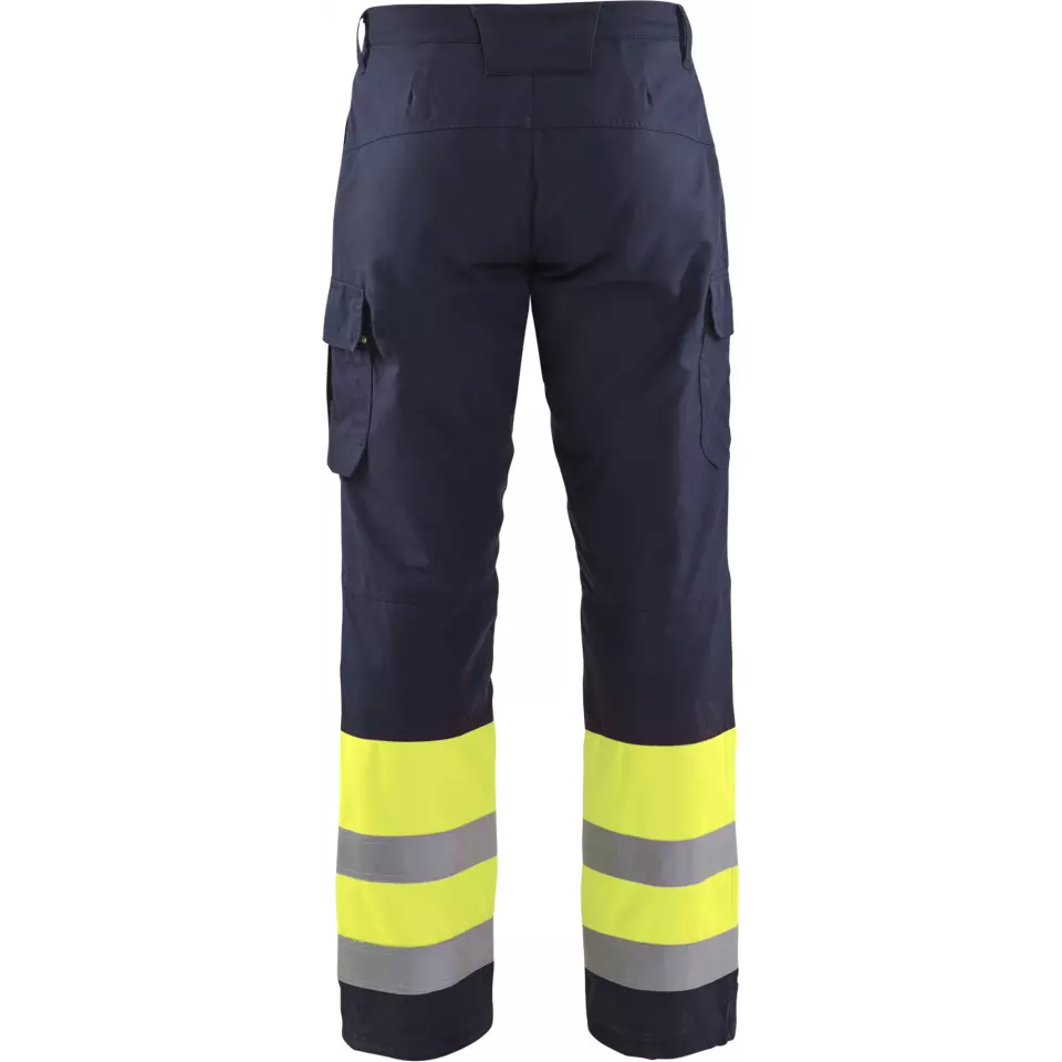Blaklader 186915148933, Multinorm Winter Work Trousers, Navy/Yellow, image 4, gallery thumbnail