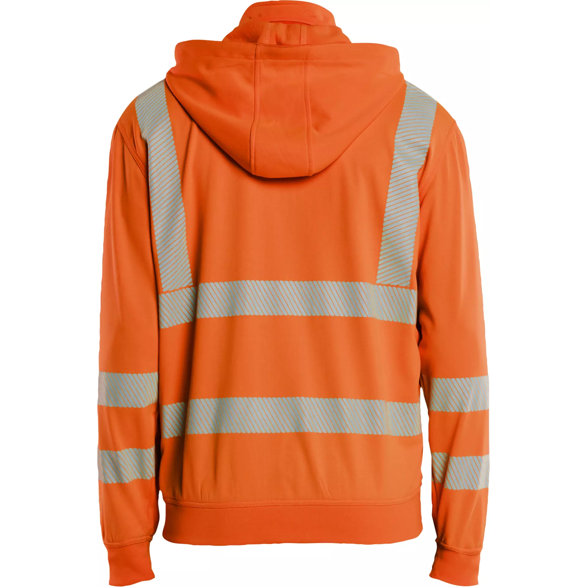 Blåkläder 357325385300, High Vis Sweatshirt mit abnehmbarer Kapuze, Orange, image 4