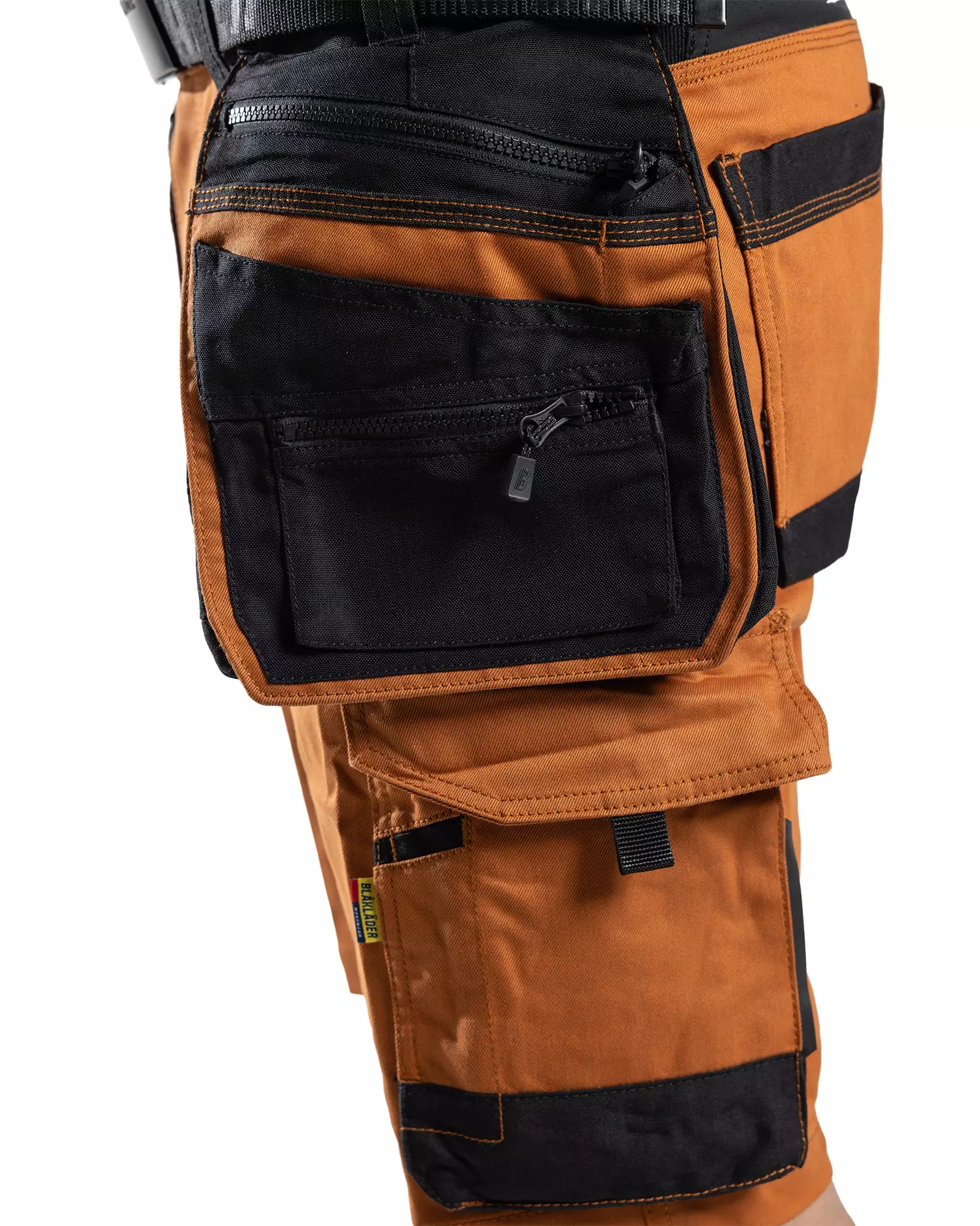 Blaklader 197211494099, STRIKER Stretch Craftsman Shorts, Rust/Black, image 11