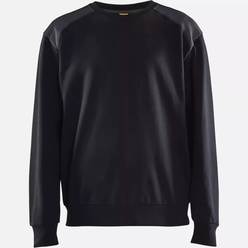 Blaklader 358011589996, Sweatshirt, Black/Medium Grey, image 1, gallery thumbnail