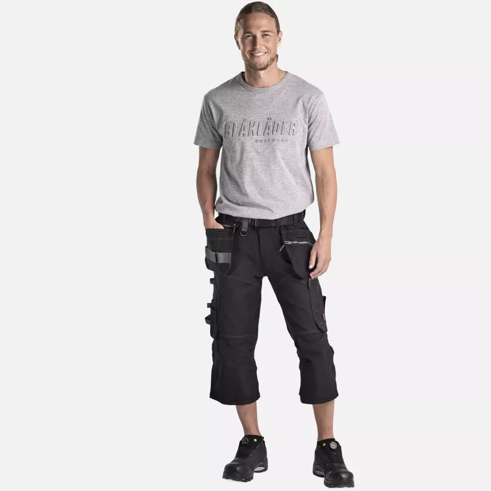 Blaklader 159713439900, Stretch Pirate Pants, Black, image 5, gallery thumbnail