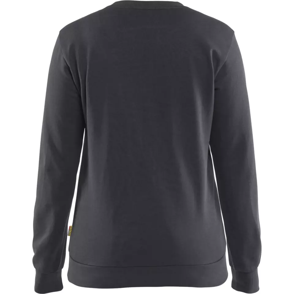 Blåkläder 340511589600, Ladies Sweatshirt, Medium Grey, image 4, gallery thumbnail