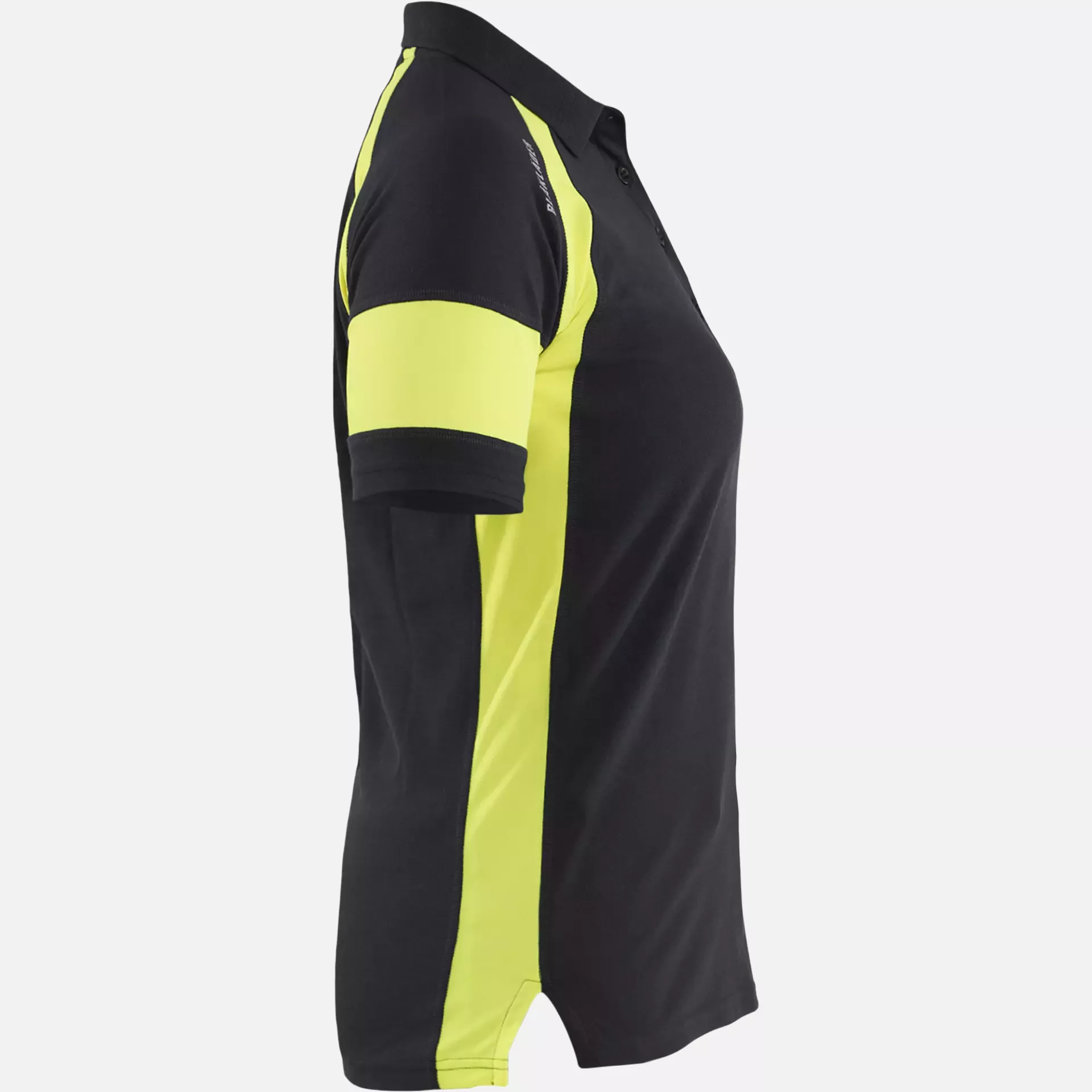 Blaklader 352910509933, High Vis Ladies Polo Shirt, Black/Yellow, image 2