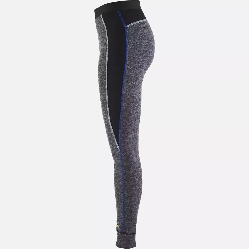 Blaklader 720117329699, Ladies Warm Merino Wool Long Johns, Mid Grey/Black, image 3, gallery thumbnail