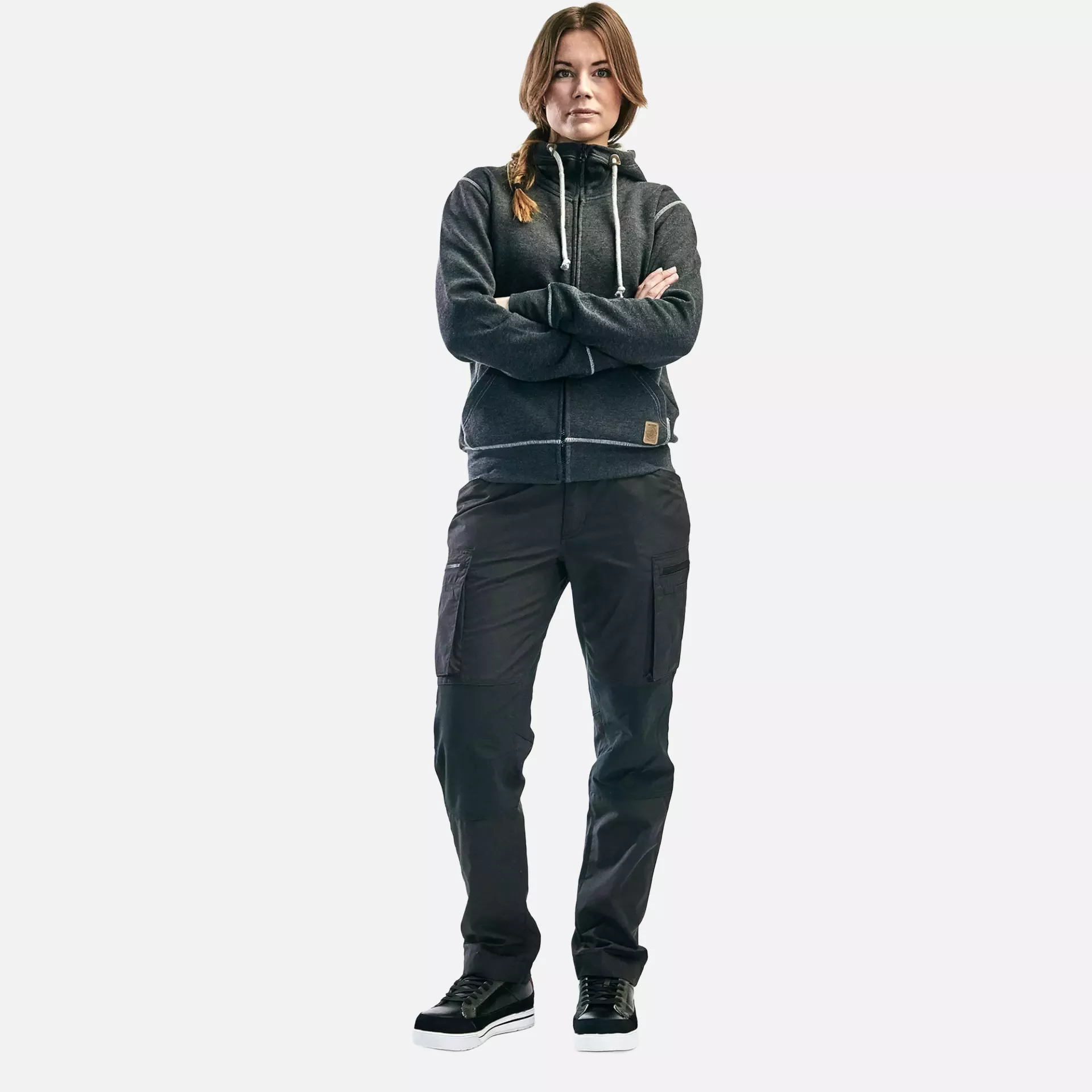 Blaklader 715911469899, Women's Stretch Work Trousers, Dark Grey/Black, image 4