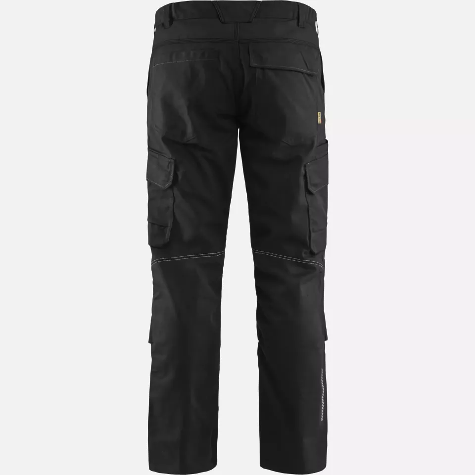 Blaklader 144818329900, Industrie Stretch Arbeitshose mit Kniepolstertaschen, Schwarz, image 4, gallery thumbnail