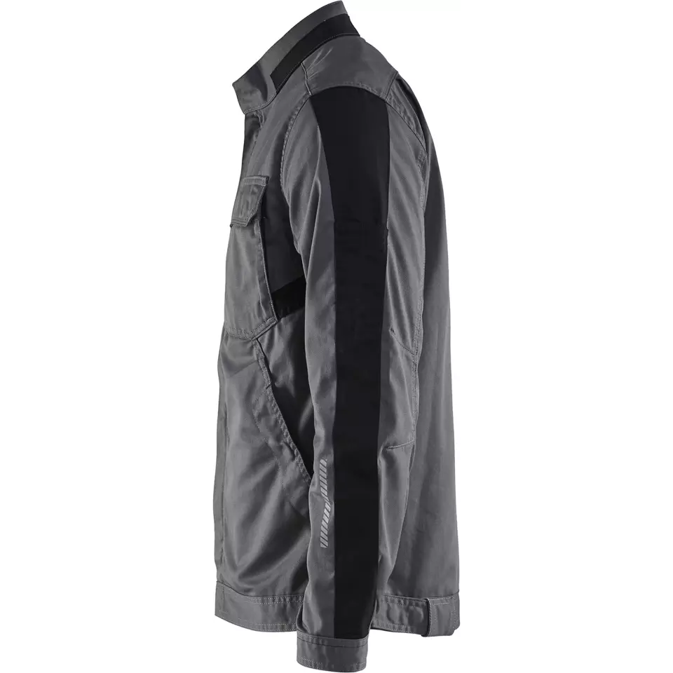 Blaklader 444418329699, Industry Stretch Jacket, Medium Grey/Black, image 3, gallery thumbnail