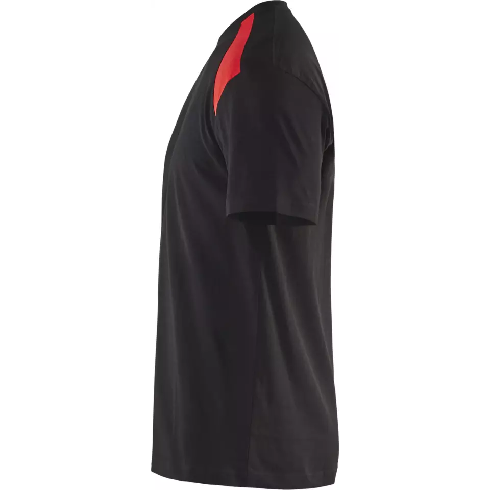 Blåkläder 337910429956, T-Shirt, Black/Red, image 3, gallery thumbnail