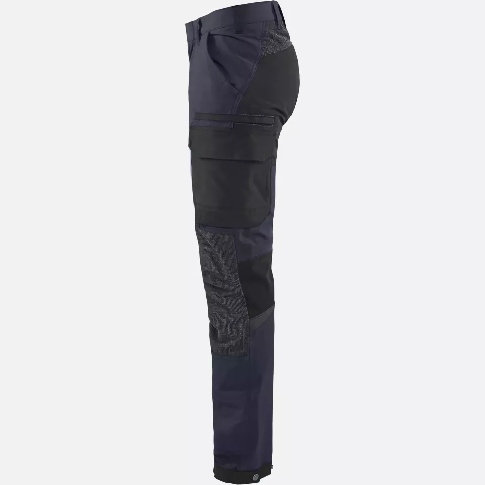 Blaklader 142216458699, 4-Wege-Service Stretch Arbeitshose, Dunkel Marineblau/Schwarz, image 3, gallery thumbnail