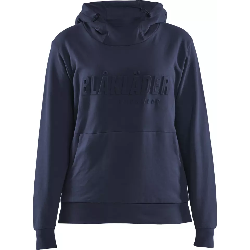 Blåkläder 356011588600, 3D Women's Hooded Sweatshirt, Dark Navy Blue, image 1, gallery thumbnail