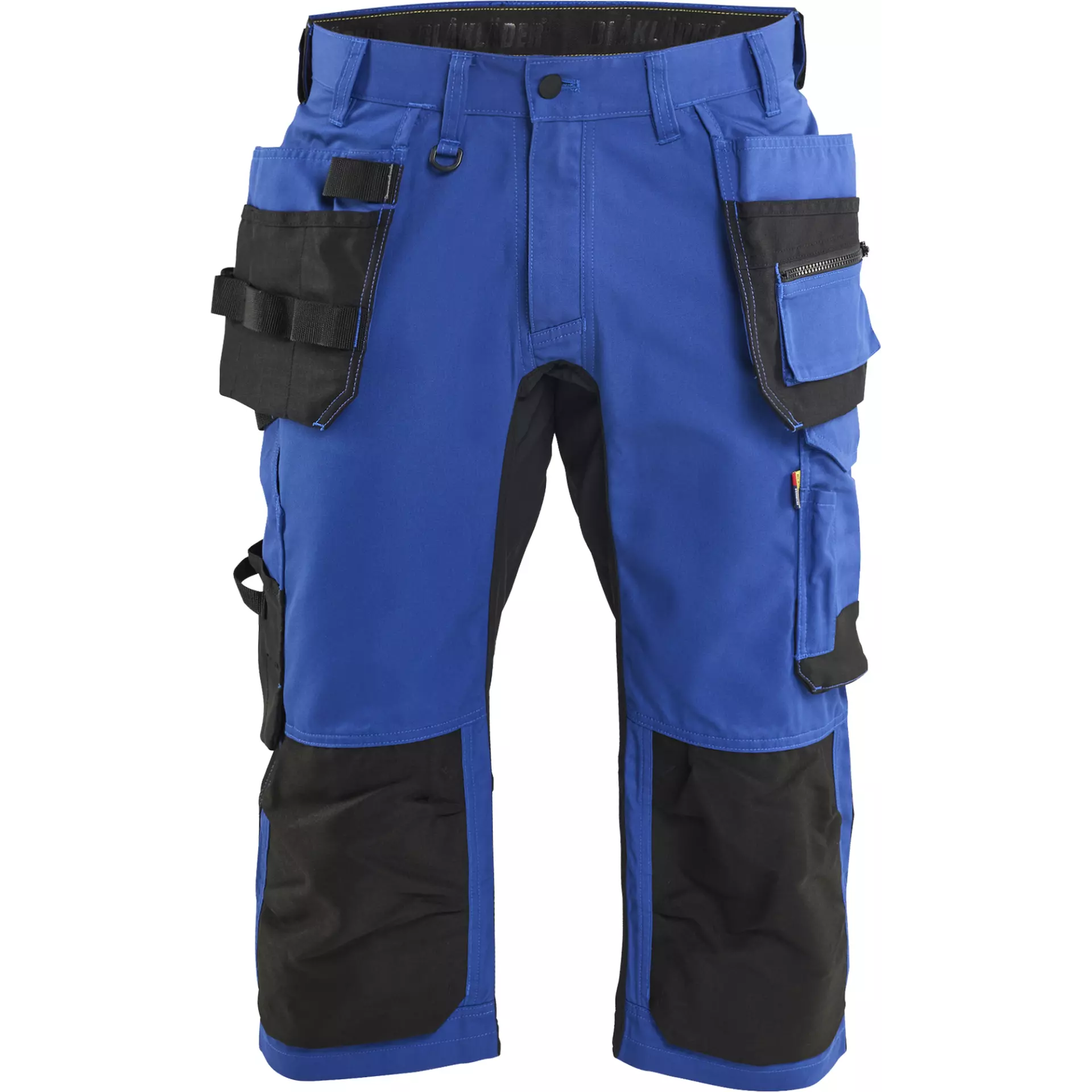 Blaklader 175418328599, Stretch Craftsman Pirate Shorts, Cornflower Blue/Black