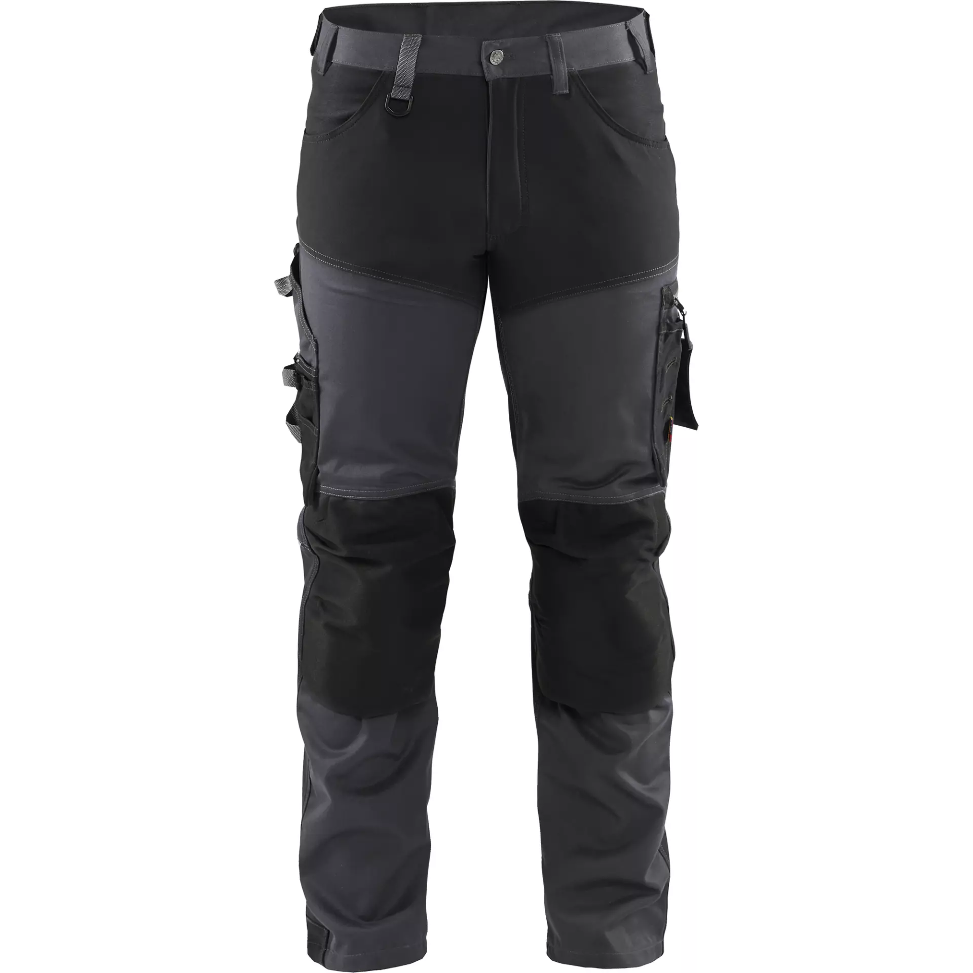Blaklader 179918609699, Stretch Craftsman Work Trousers, Medium Grey/Black
