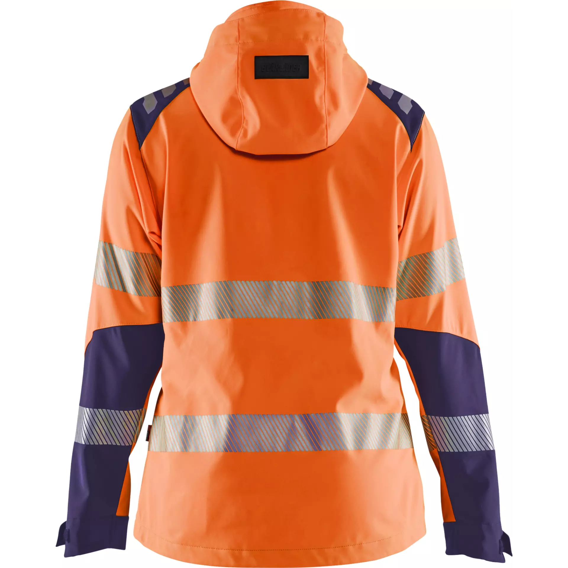 Blaklader 479125135389, High Vis Damen Softshell Jacke, Orange/Marineblau, image 4