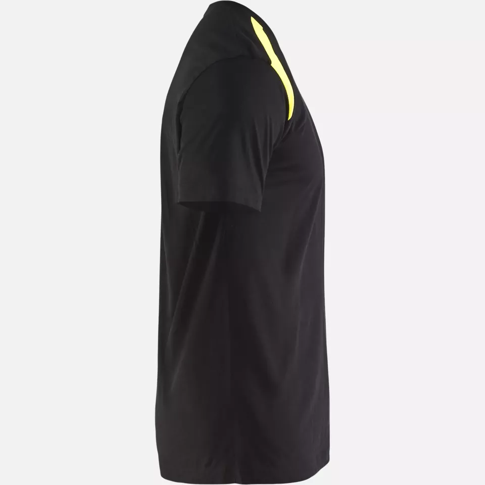Blaklader 337910429933, T-Shirt, Black/Yellow, image 2, gallery thumbnail