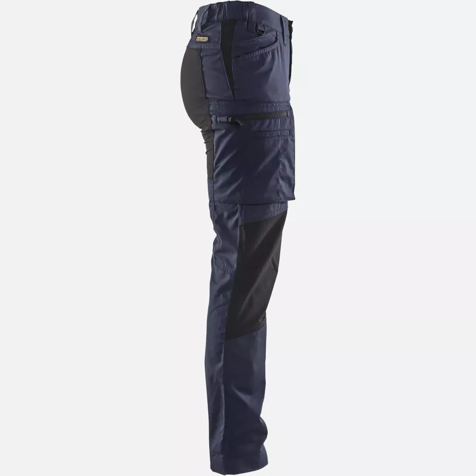 Blaklader 715918458699, Ladies Stretch Work Trousers, Dark Navy/Black, image 2, gallery thumbnail