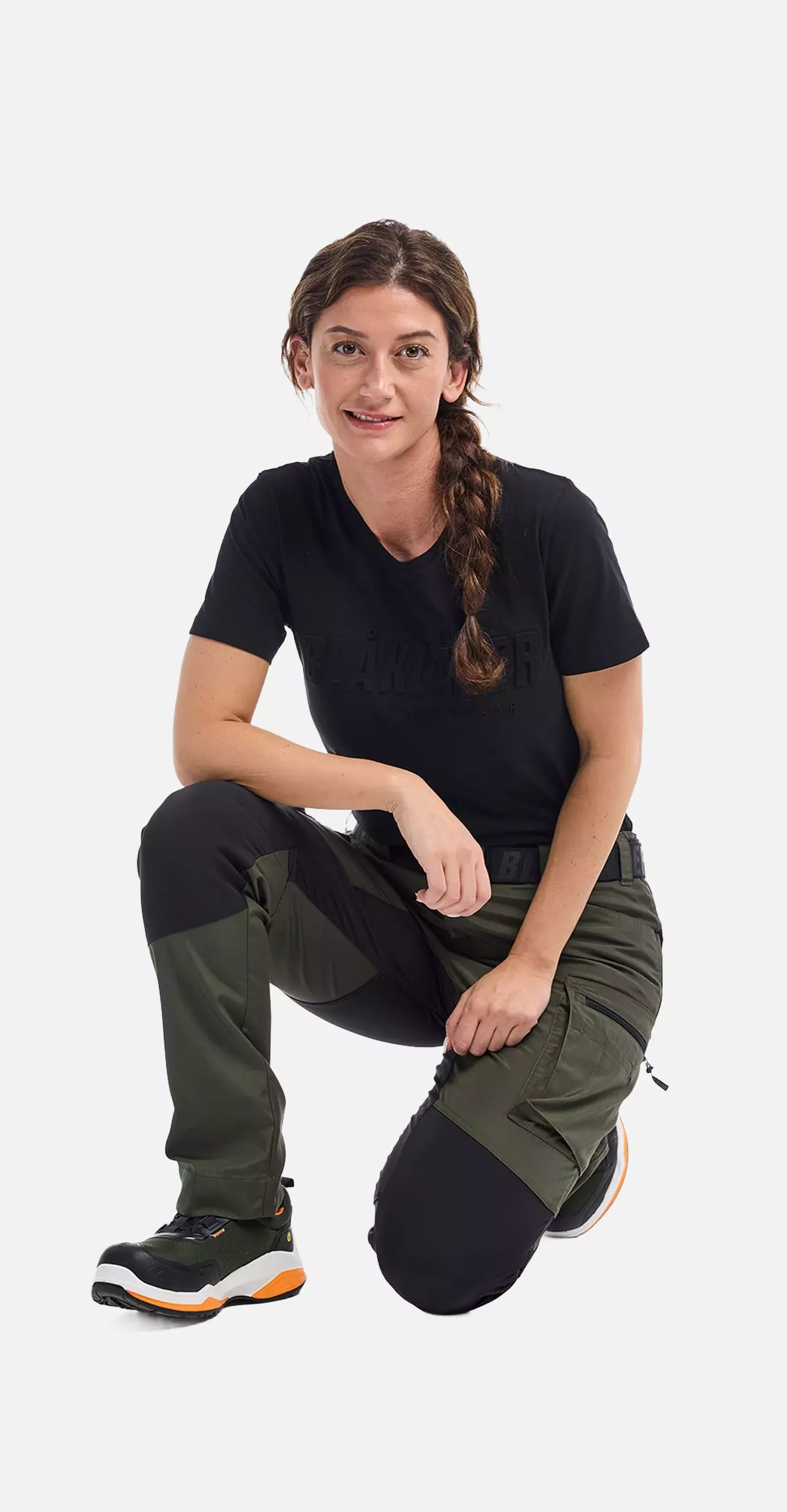 Blaklader 715918454298, Damen Stretch Arbeitshose, Waldgrün/Schwarz, image 9