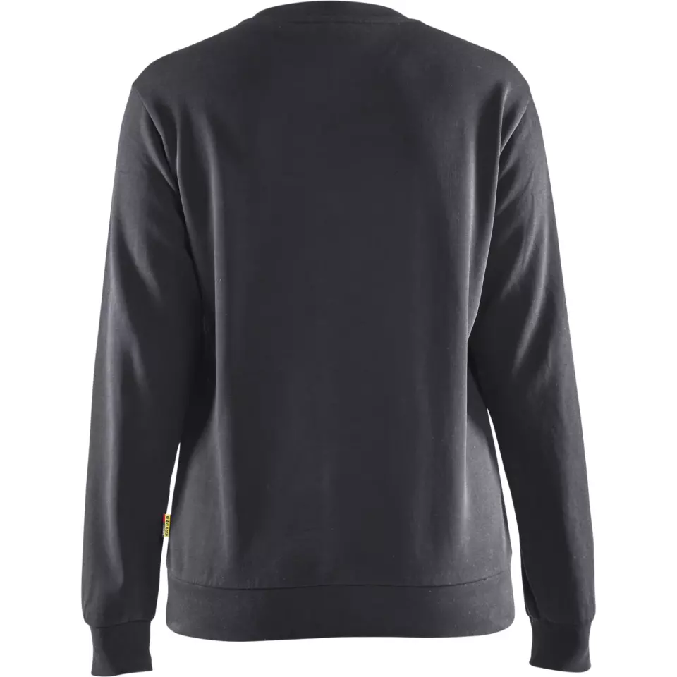 Blåkläder 340811589699, Ladies Sweatshirt, Medium Grey/Black, image 4, gallery thumbnail