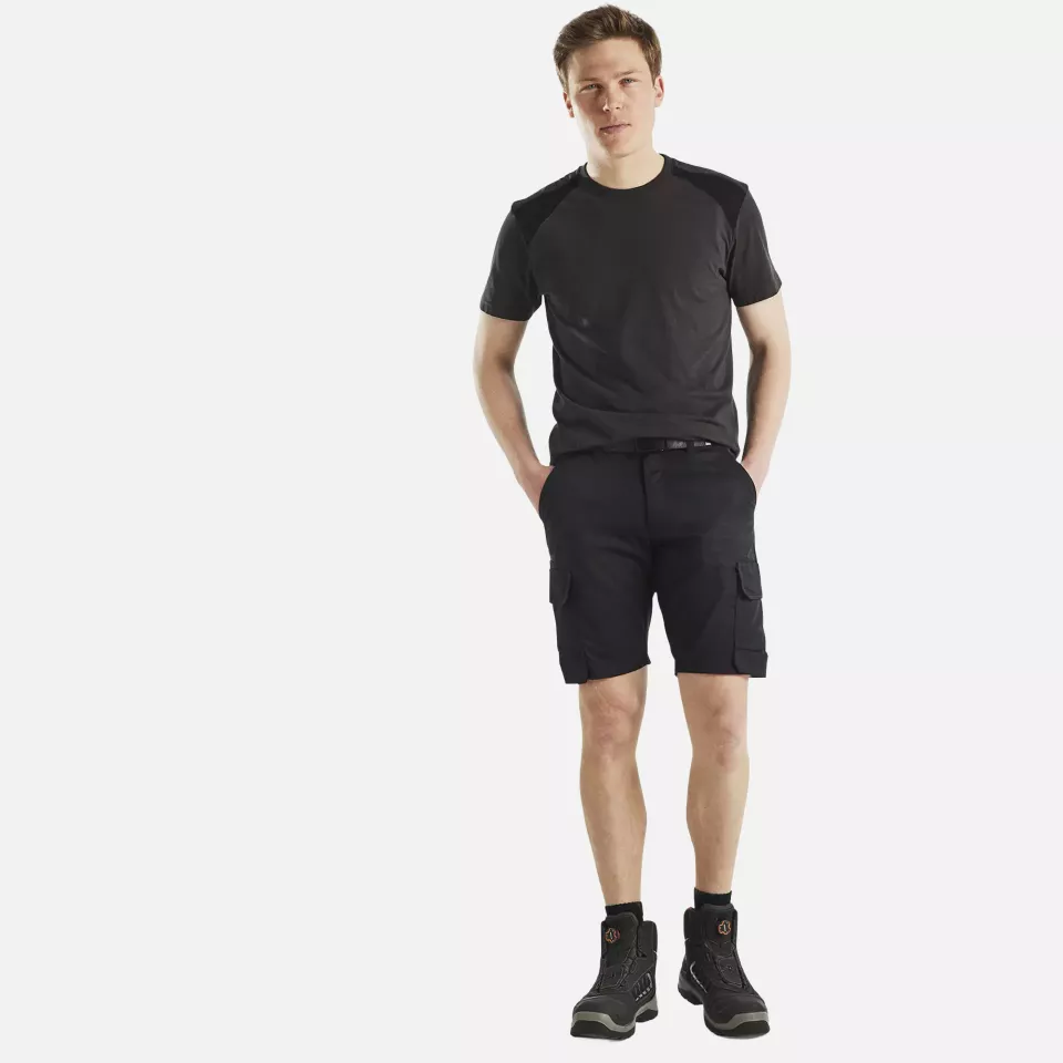 Blaklader 144618329998, Industry Stretch Shorts, Black/Dark Grey, image 5, gallery thumbnail