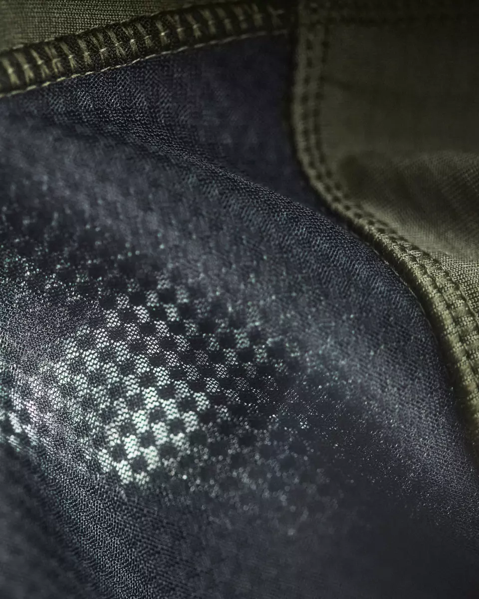 Blåkläder 473525394240, STRIKER Fleece Jacket, Forest Green/Rust, image 7, gallery thumbnail