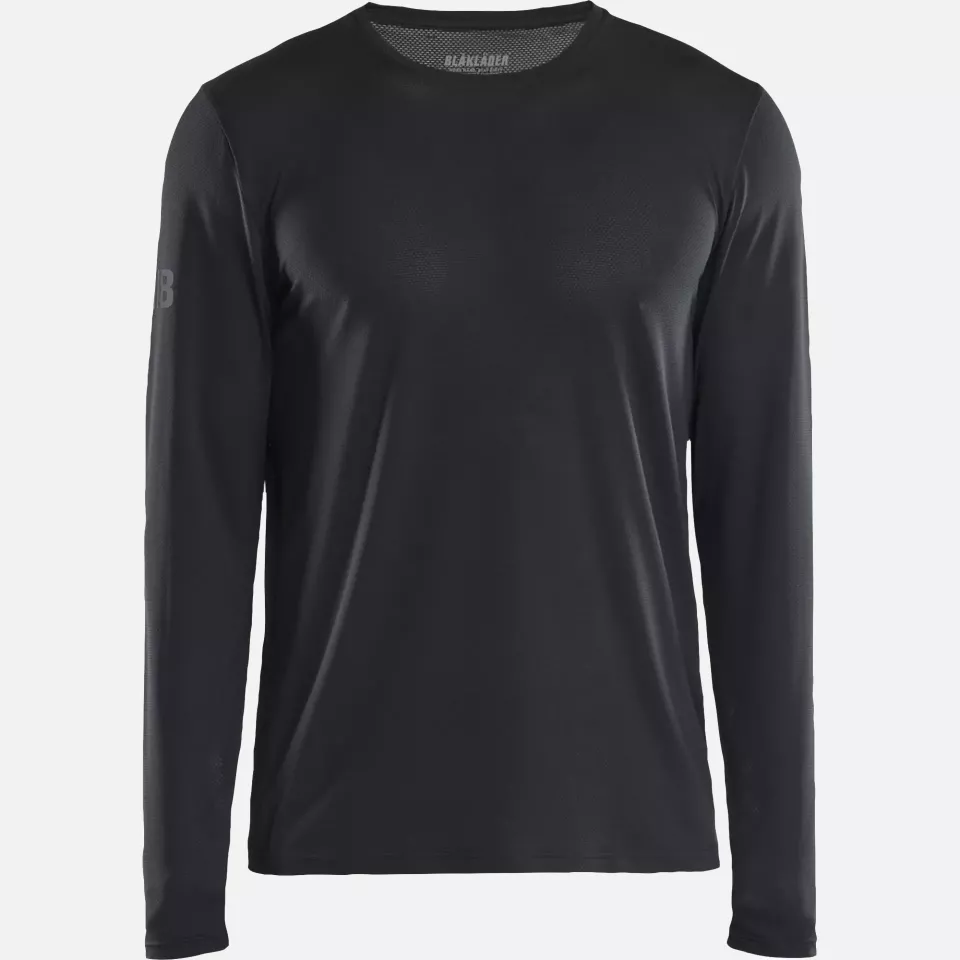 Blaklader 342311269900, Funktions UV Schutz Langarmshirt, Schwarz, image 1, gallery thumbnail