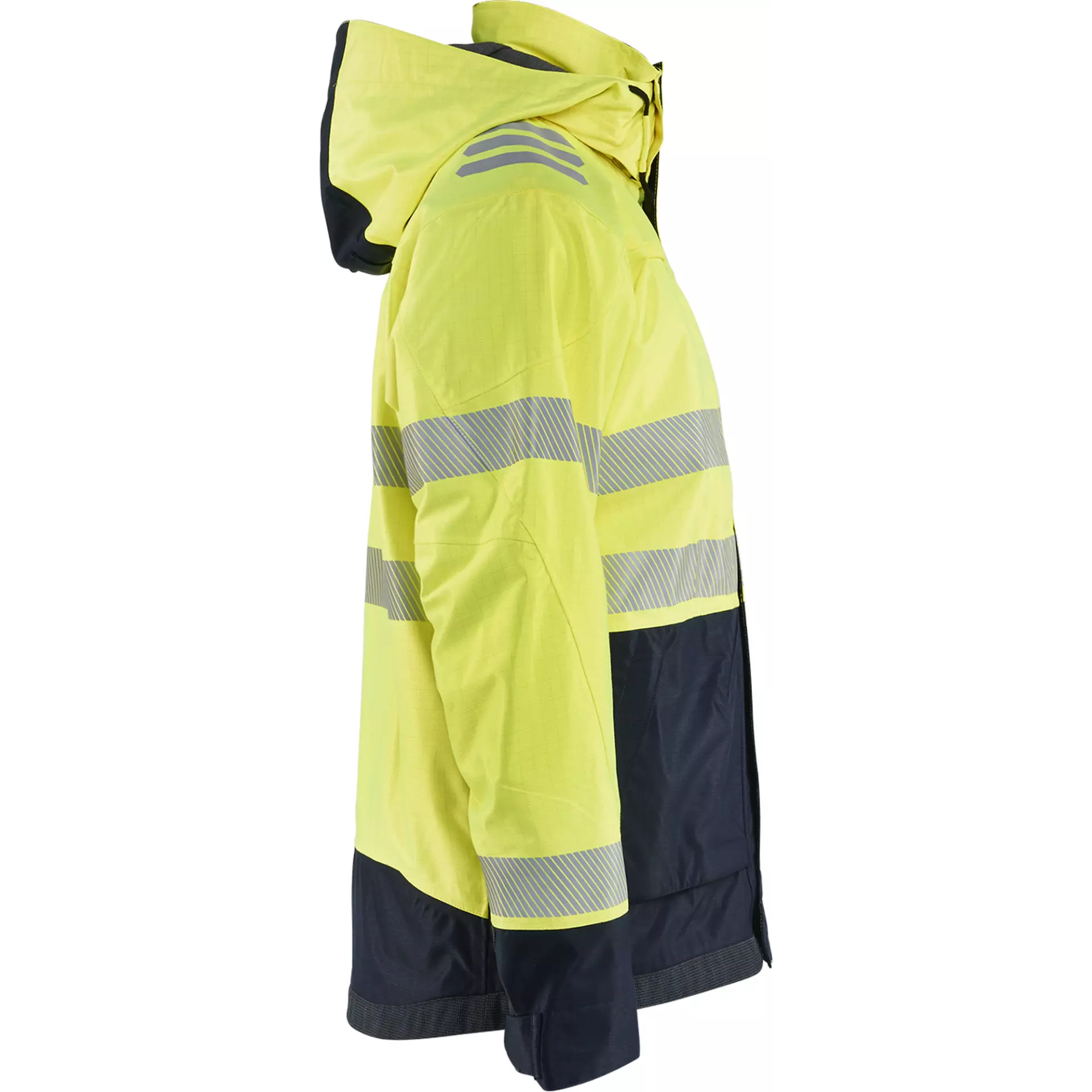 Blåkläder 408815323389, Multinorm Shell Jacket, Yellow/Navy Blue, image 2