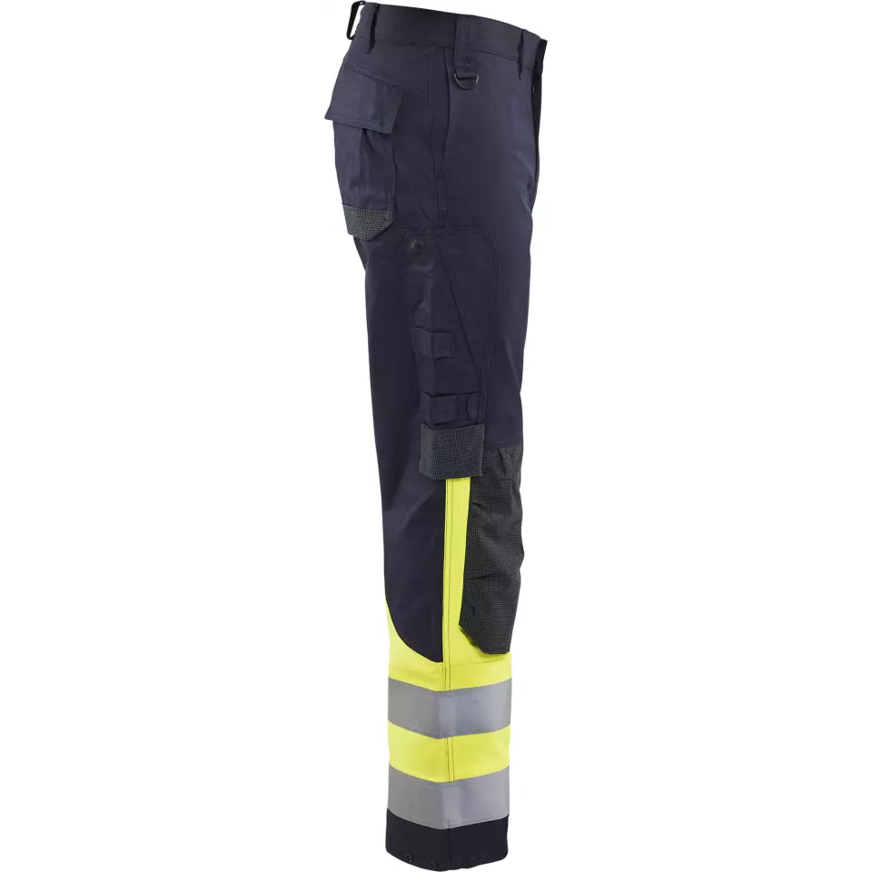 Blåkläder 148815128933, Multinorm Arbeitshose, Marineblau/ Gelb, image 2, gallery thumbnail