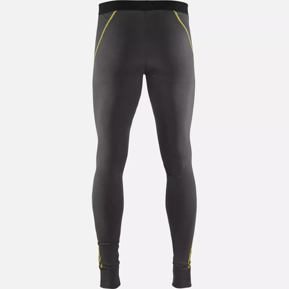Blaklader 184417349835, XLIGHT Merinowolle Unterhose, Dunkelgrau/Gelb, image 4, gallery thumbnail