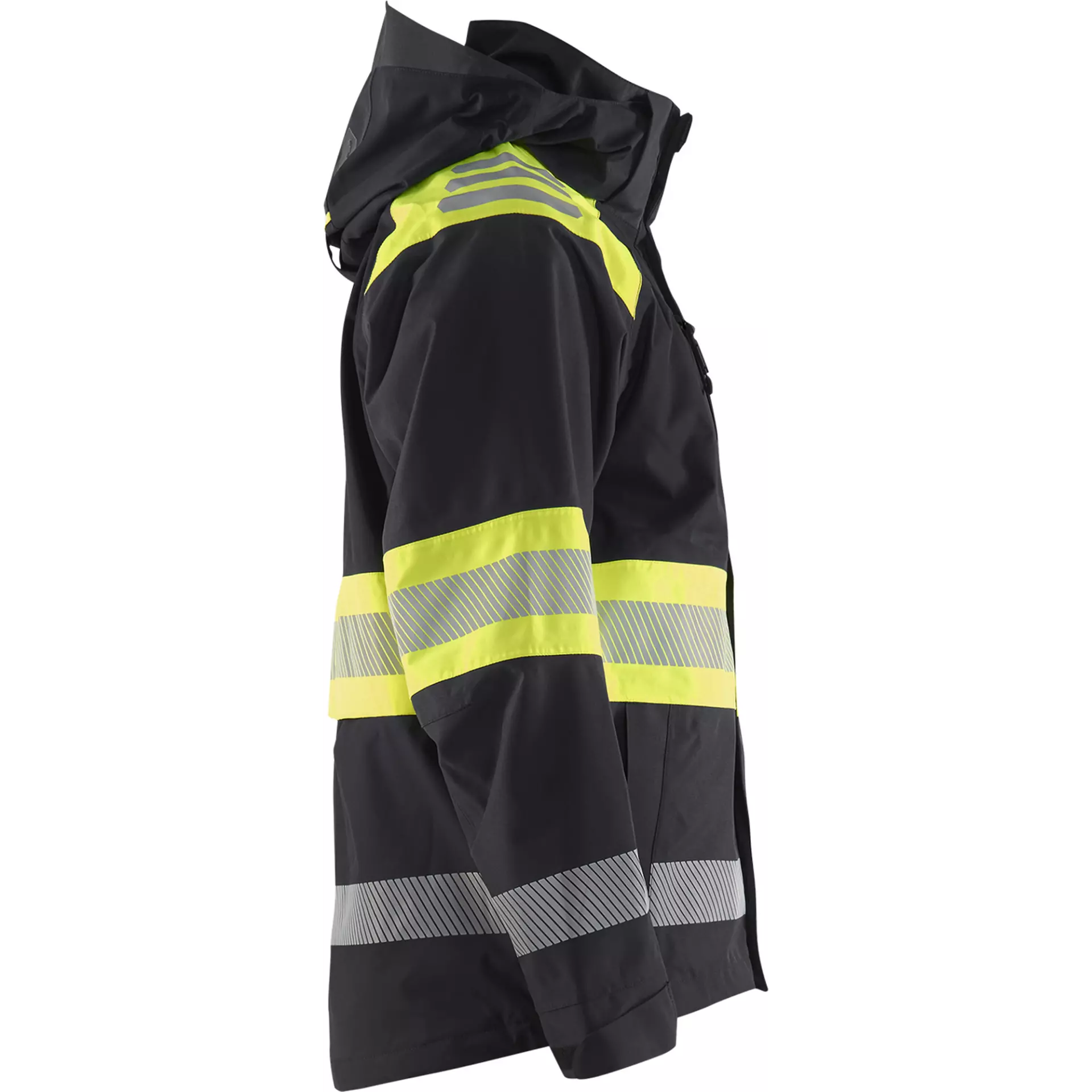 Blåkläder 442019779933, High Vis Shell Jacke, Schwarz/Gelb, image 2
