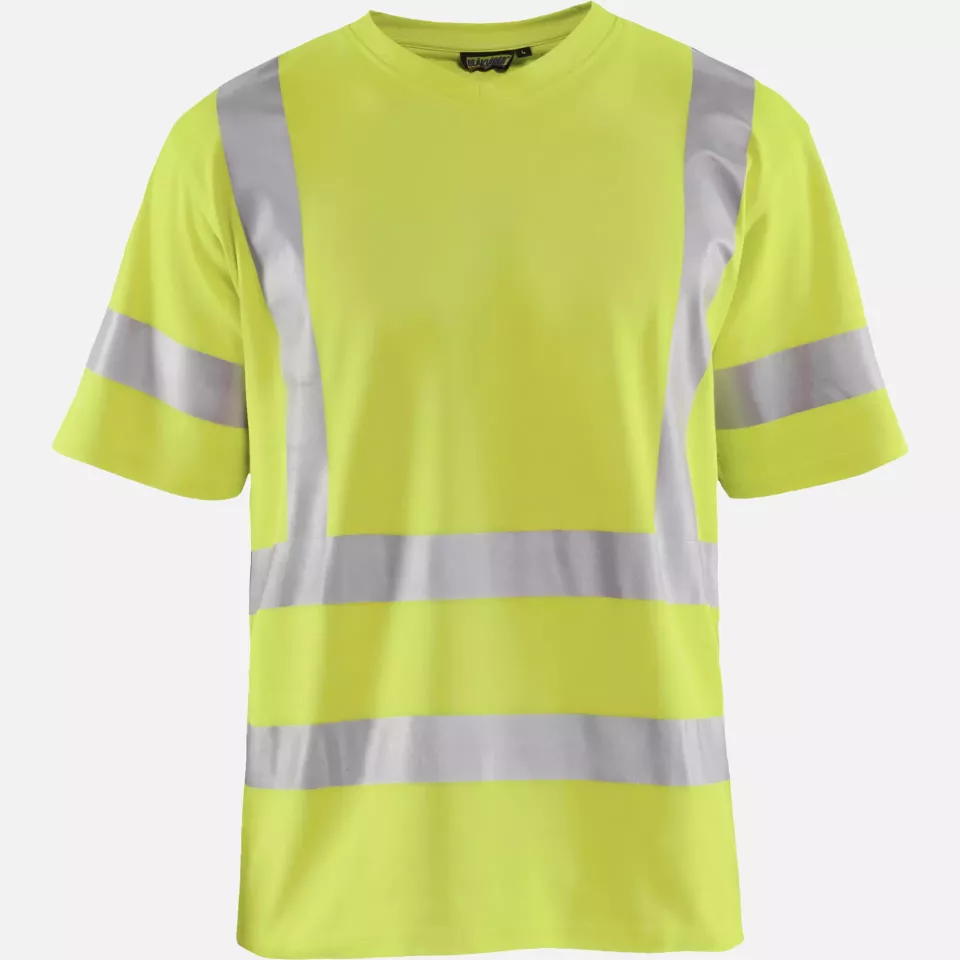 Blaklader 338010703300, High Vis UV Protection T-Shirt, Yellow, image 1, gallery thumbnail
