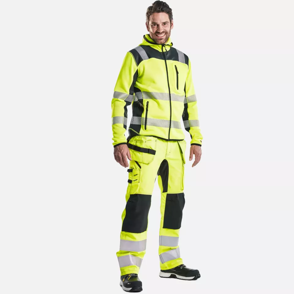 Blaklader 492321203399, High Vis Knitted Jacket, Yellow/Black, image 5, gallery thumbnail