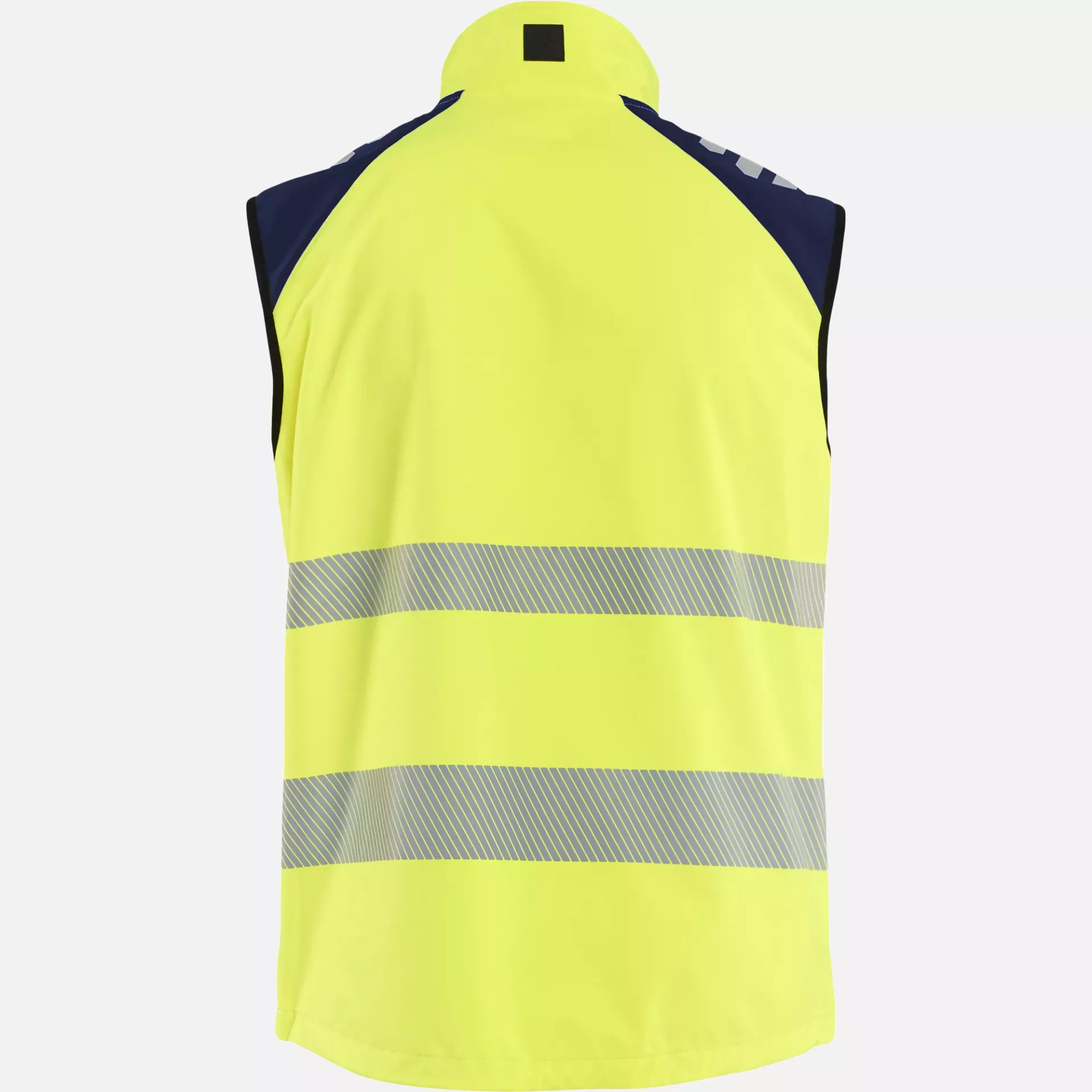 Blaklader 309125133389, High Vis Softshell Vest, High Vis Yellow/Navy Blue, image 4