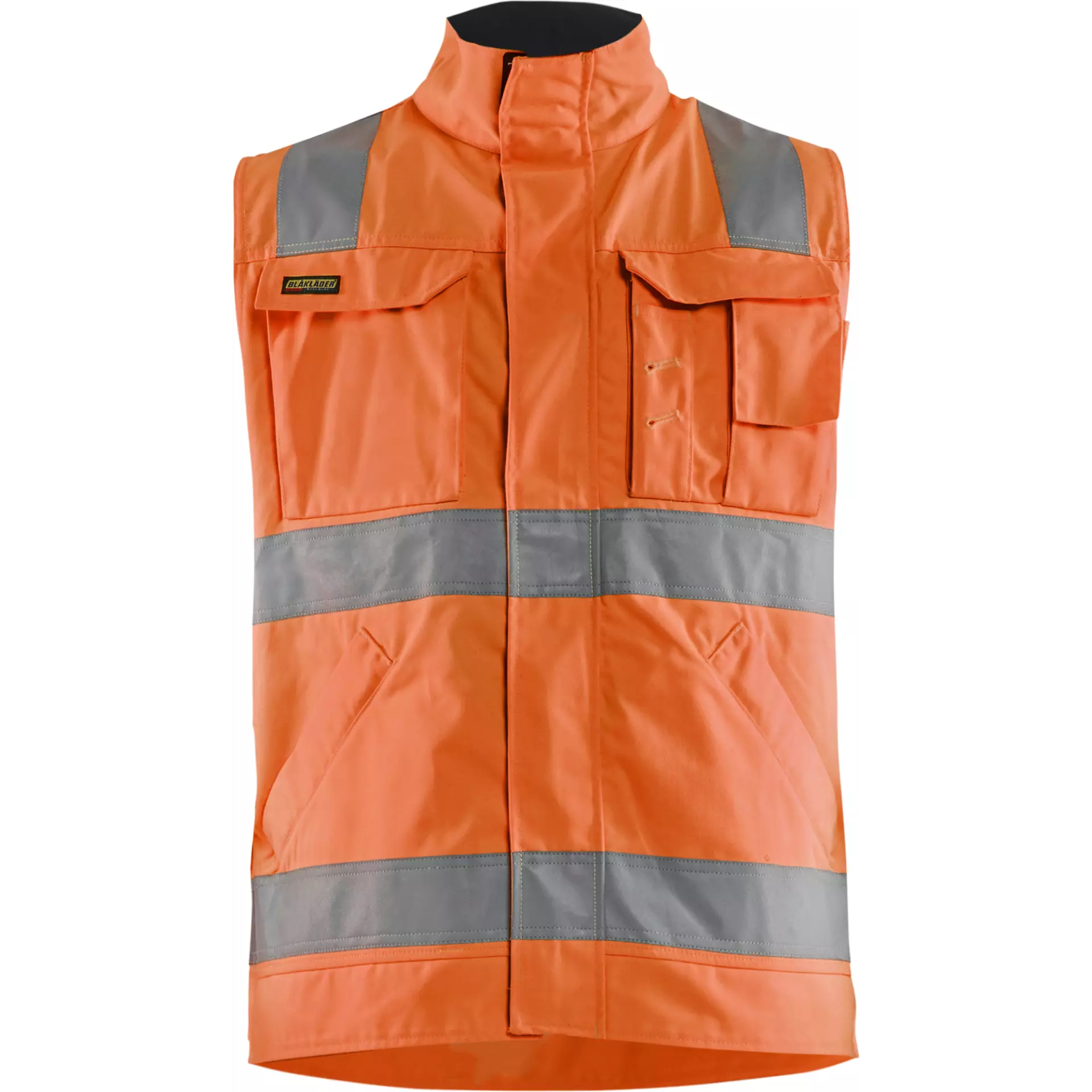 Blaklader 850518045389, High Vis Weste, Orange/Marineblau