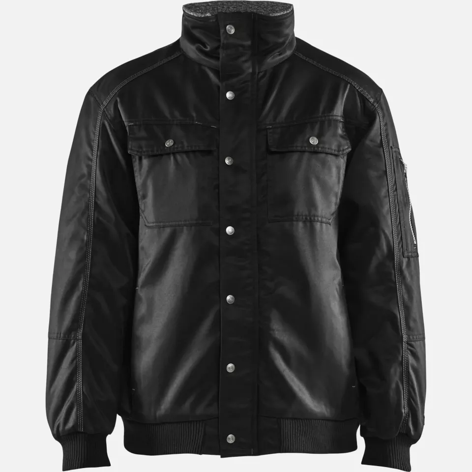 Blaklader 491619009900, Winter Pilot Jacket, Black, image 1, gallery thumbnail