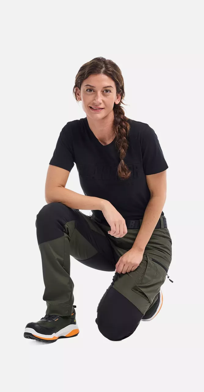 Blaklader 715918454298, Damen Stretch Arbeitshose, Waldgrün/Schwarz, image 9, gallery thumbnail