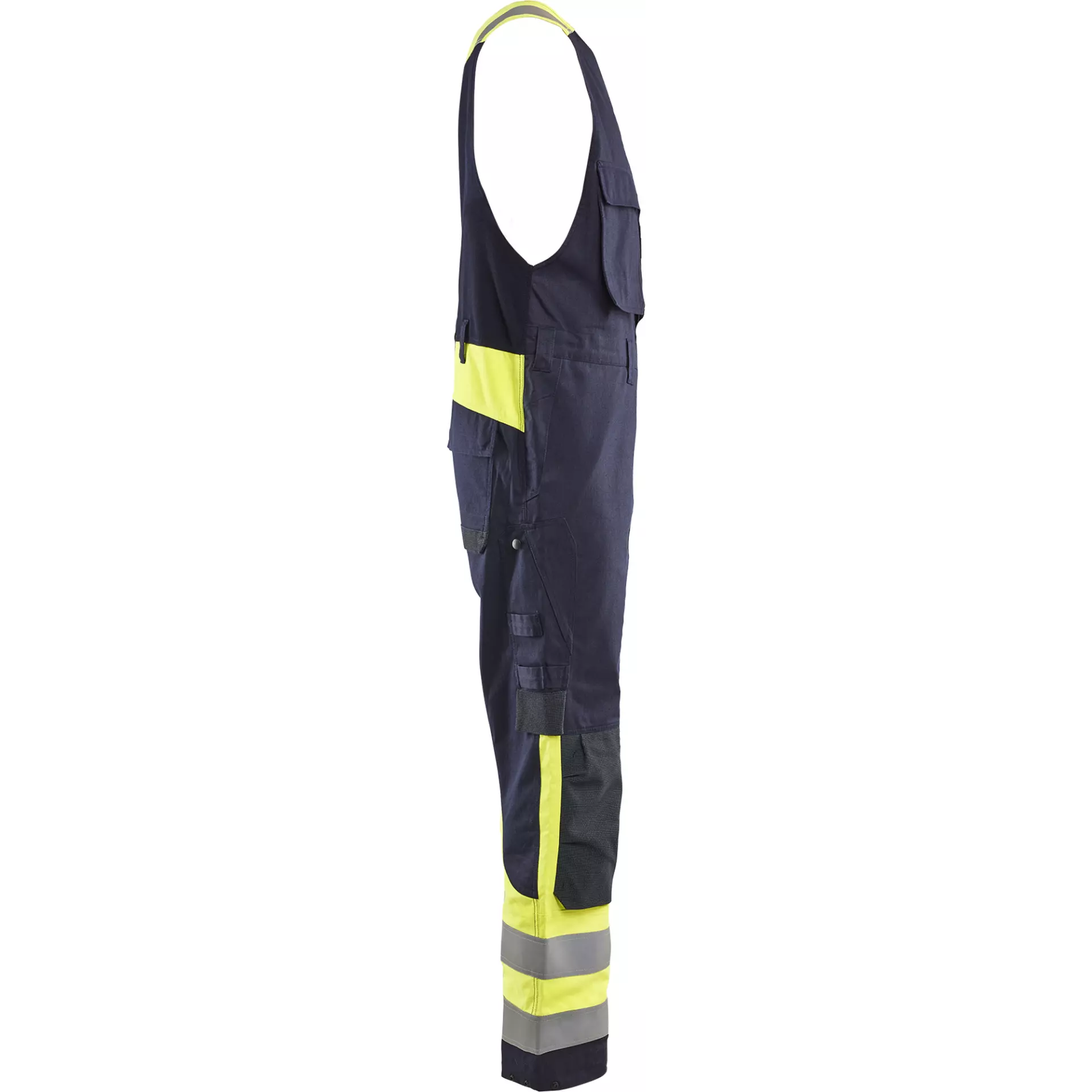 Blaklader 288715128933, Ärmelloser Overall, Marineblau/ Gelb, image 2