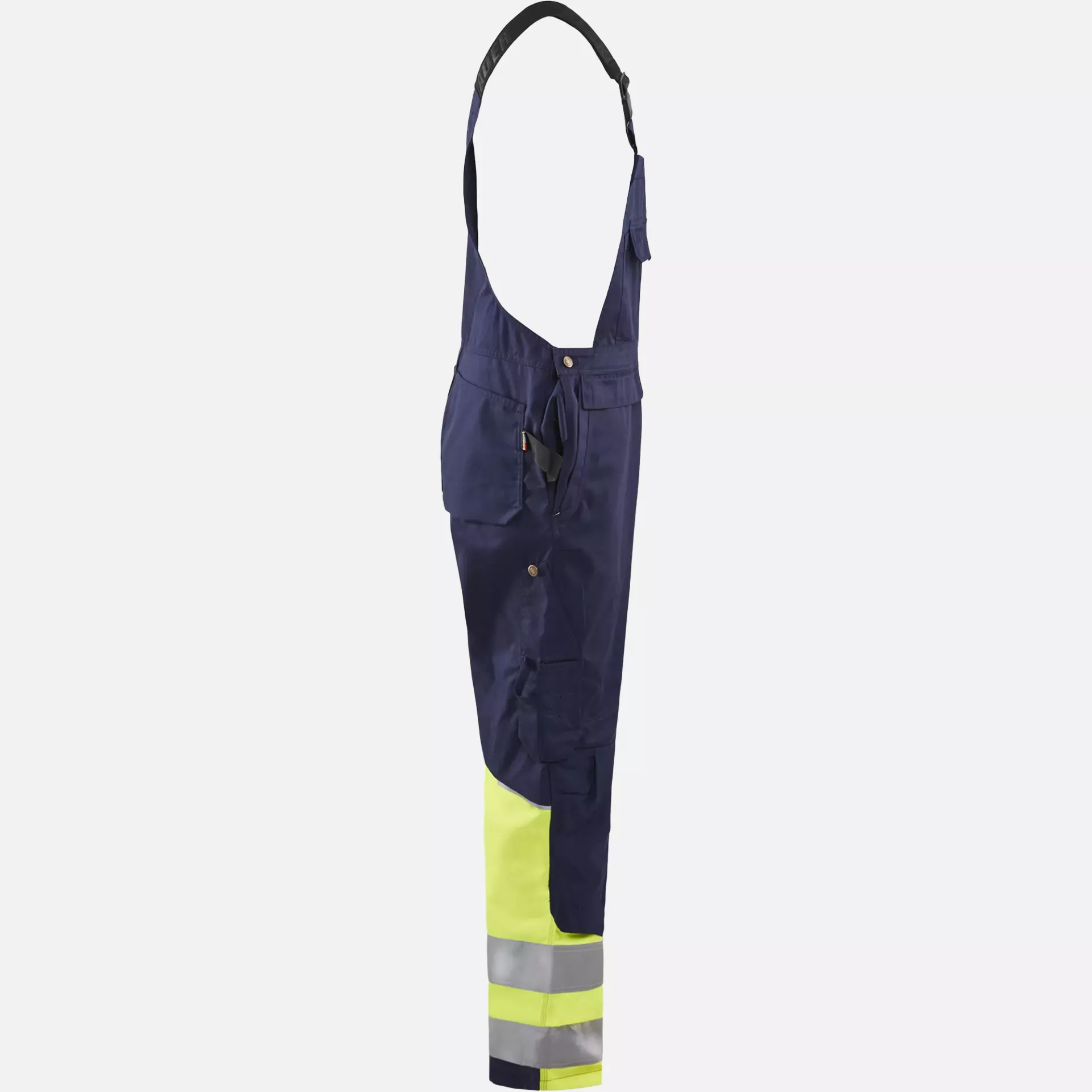 Blaklader 266218008933, High Vis Bib and Brace, Navy/ Yellow, image 2