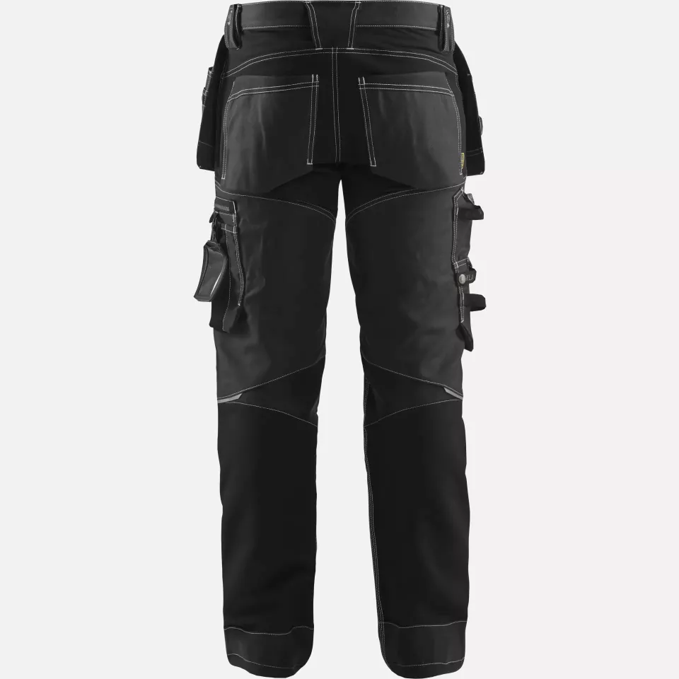 Blaklader 179013709900, Stretch Craftsman Work Trousers, Black, image 4, gallery thumbnail