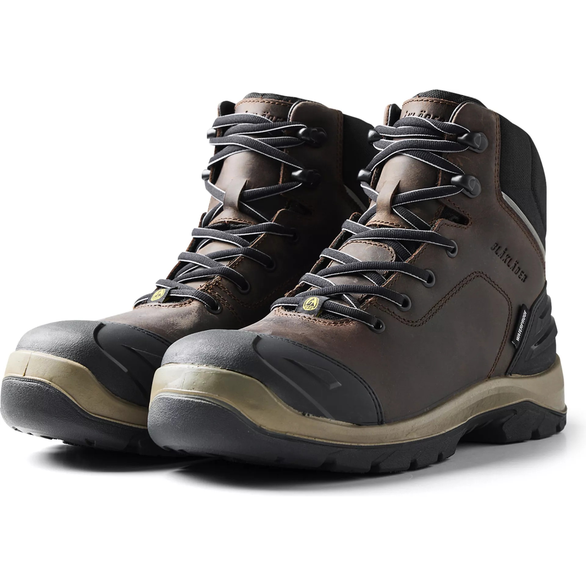 Blaklader 243900007899, Elite Sicherheitsstiefel S3 Wasserdicht, Braun/Schwarz, image 3