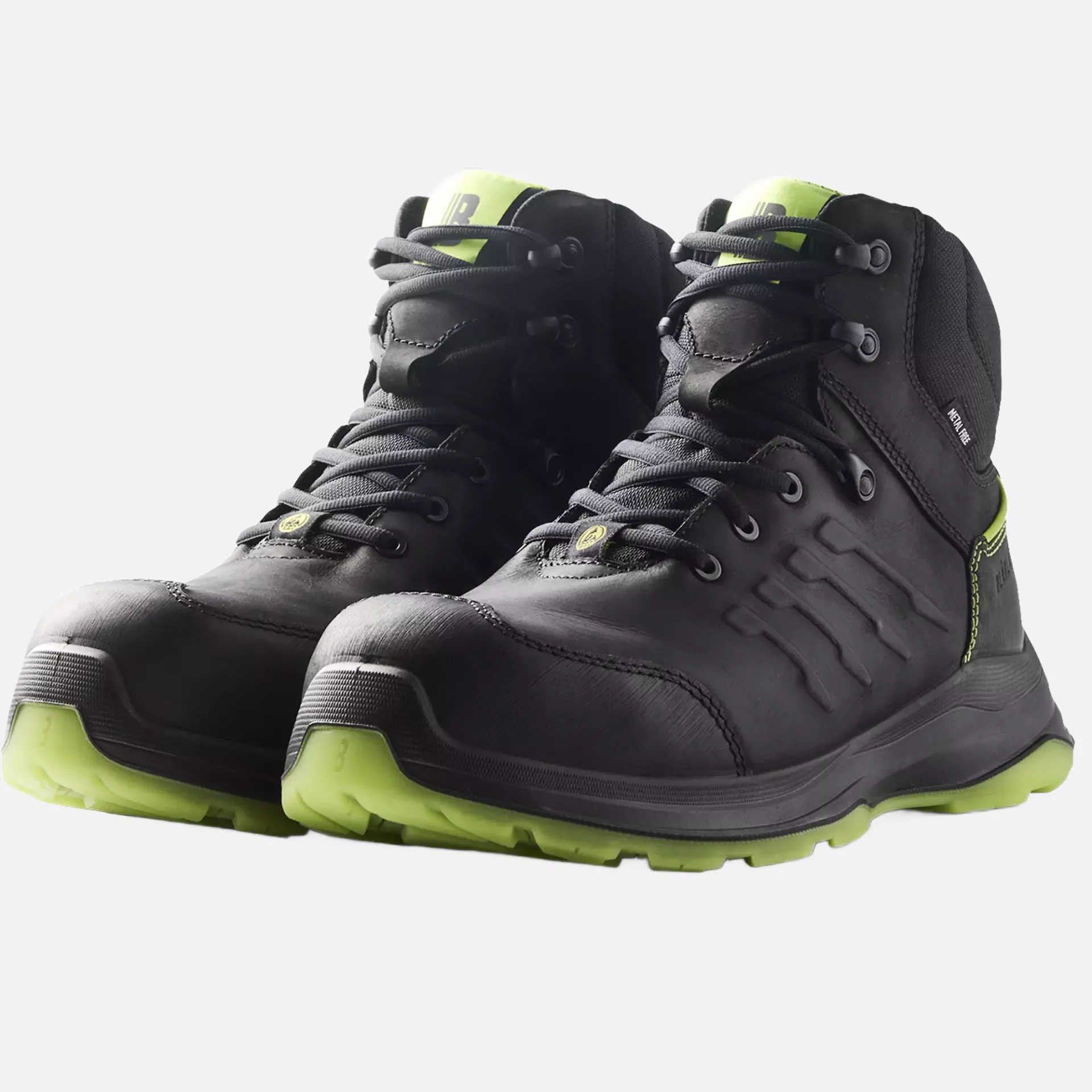 Blaklader 241300009943, SPRINTER Safety Shoe, Black/Lime Green, image 3